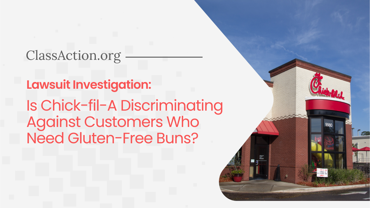 ChickFilA GlutenFree Buns Lawsuit ADA Discrimination?