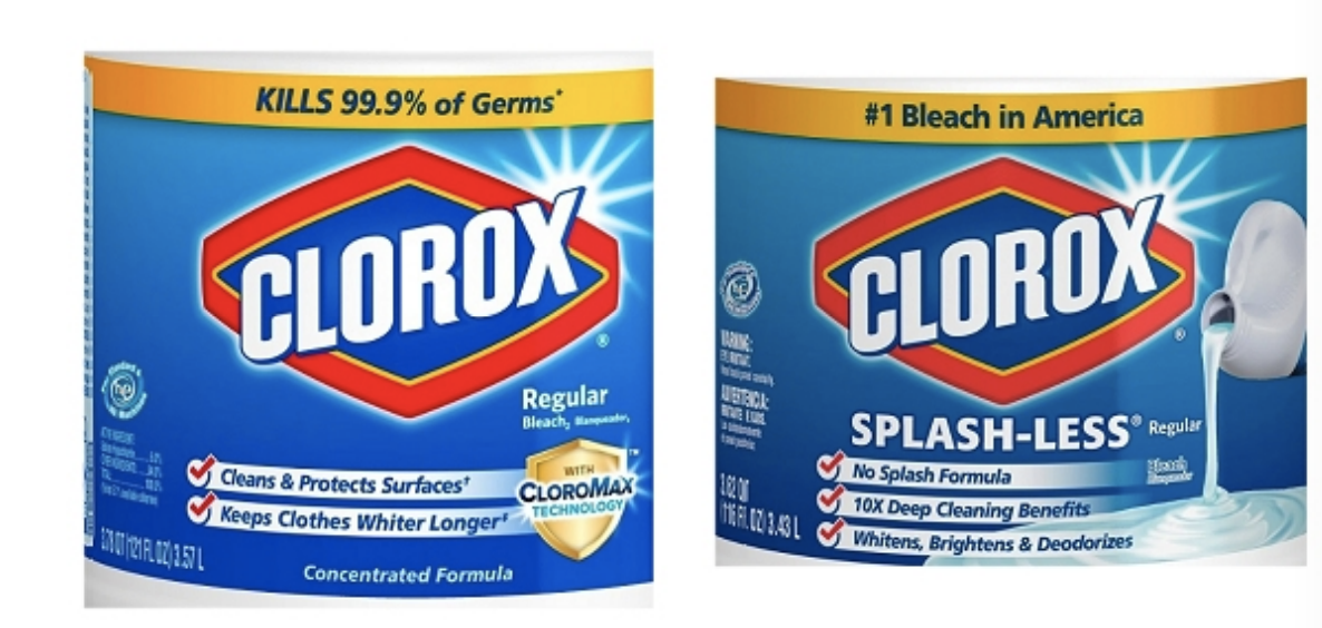 Clorox SplashLess Bleach Too Weak to Disinfect and Sanitize, Class