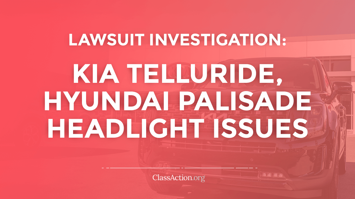 Kia Telluride, Hyundai Palisade Headlight Lawsuit