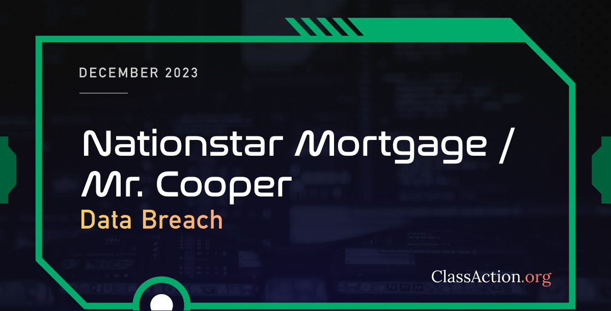 Nationstar Mortgage, Mr. Cooper Data Breach Lawsuit