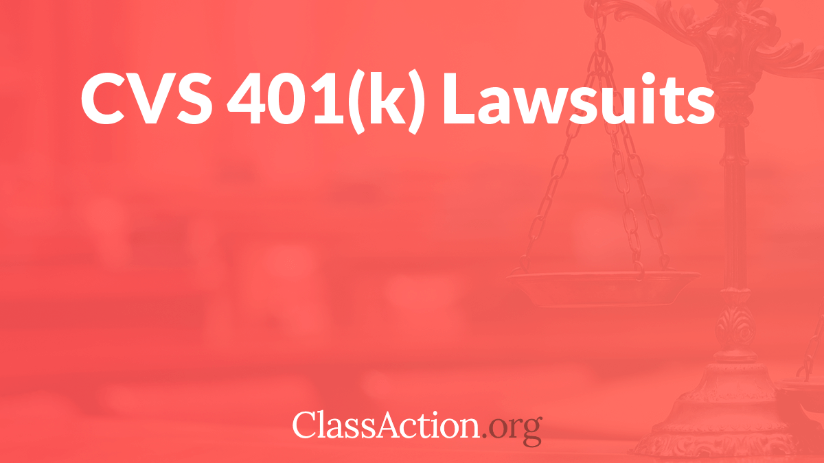 Current Class Action Lawsuits 2024 Cvs Ailene Jackquelin