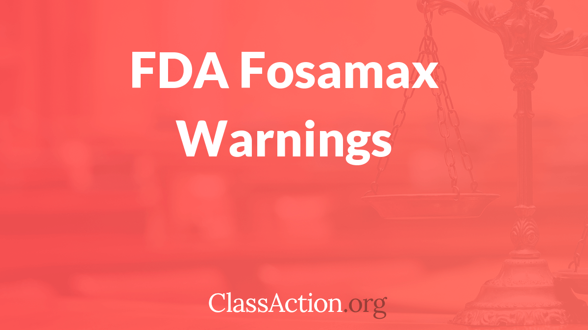 FDA Fosamax Warnings FDA Issues Warnings for Osteoporosis Drug Fosamax