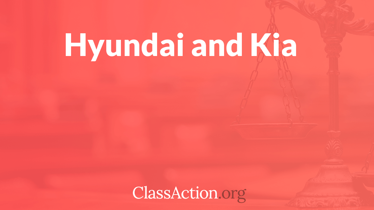 Hyundai, Kia Class Action Lawsuit Models Affected