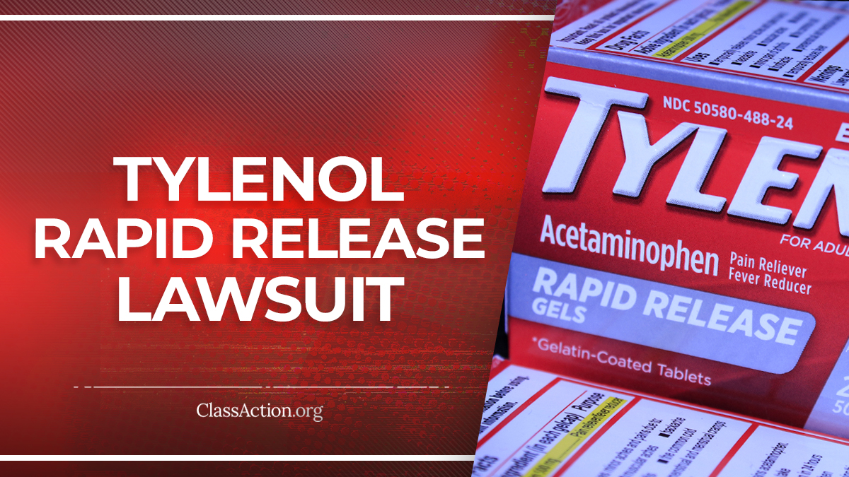 Tylenol Rapid Release Lawsuit Scam?